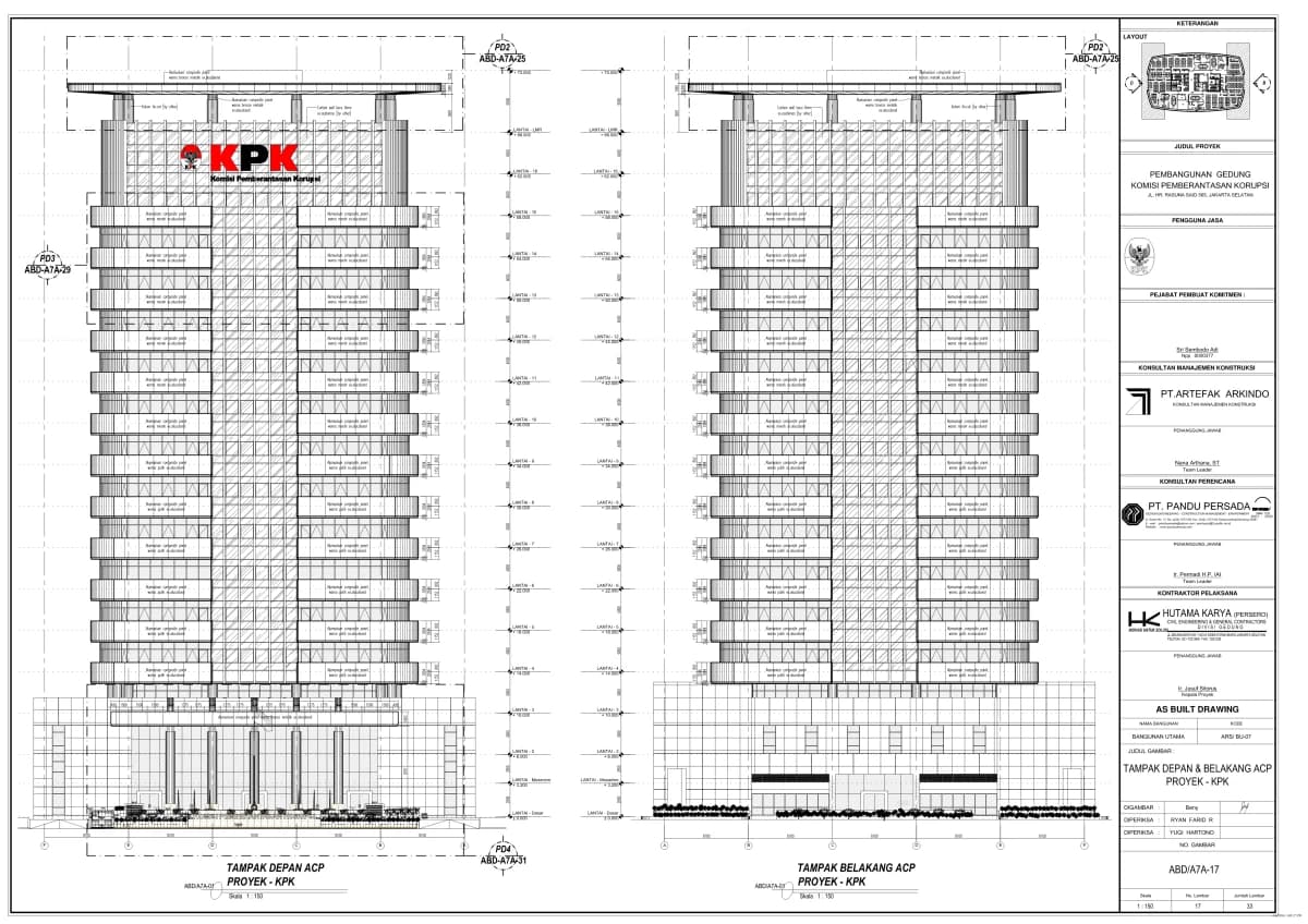 Shop Drawing Alumunium Composite Panel & Curtain Wall