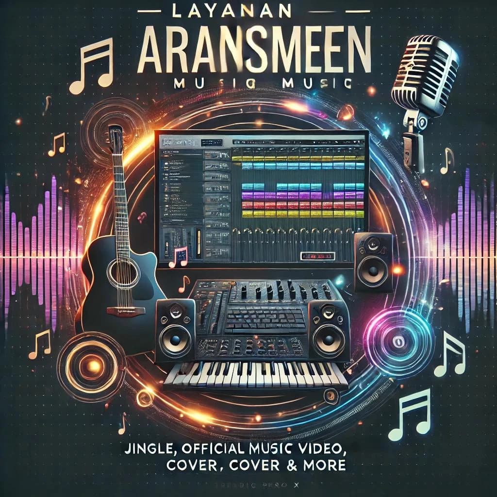 Aransemen Musik pribadi maupun komersil (Jingle, Official Music Video, Cover DLL)