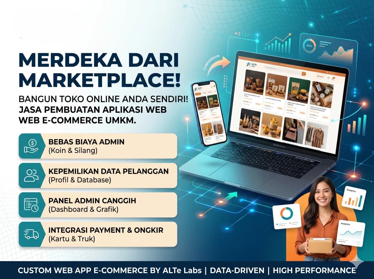 Web App Toko Online Custom untuk UMKM