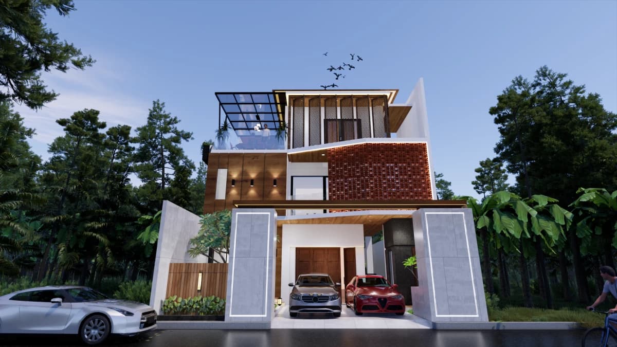 Desain Arsitektur Rumah, Kost, Ruko, dan Bangunan Lainnya.