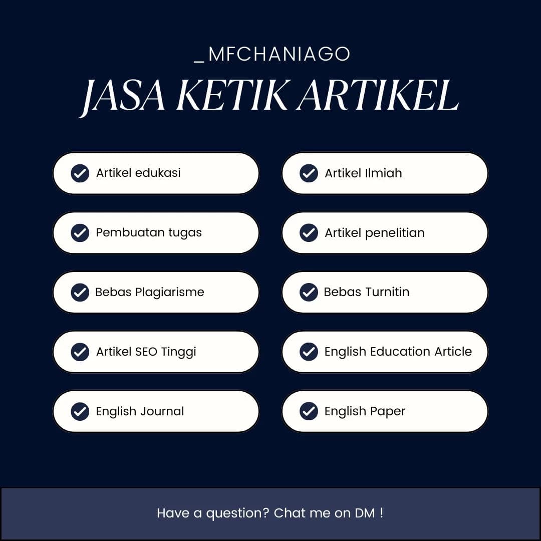 Jasa Pembuatan Artikel Bahasa Inggris