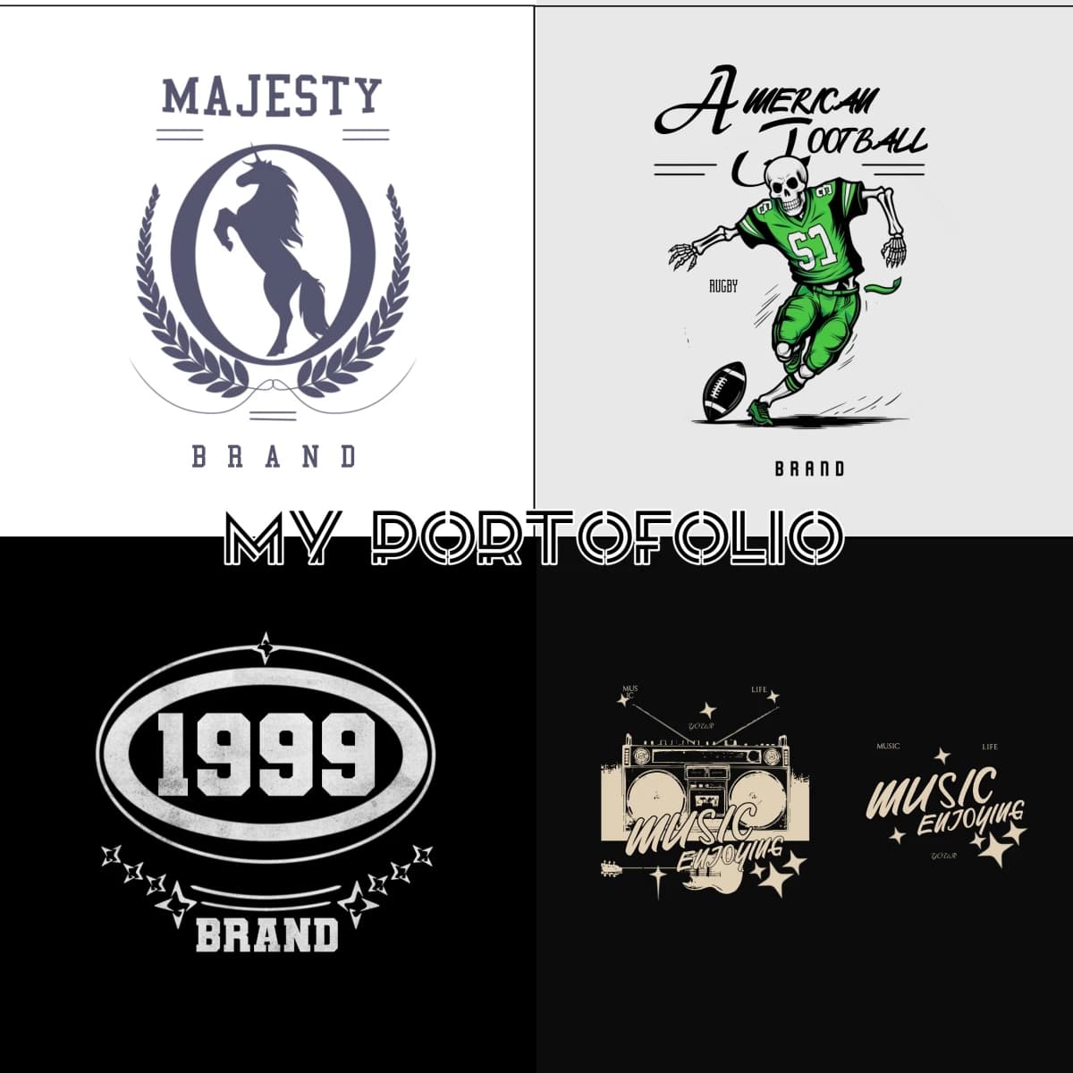 Kreasi desain t-shirt custom dan kreatif