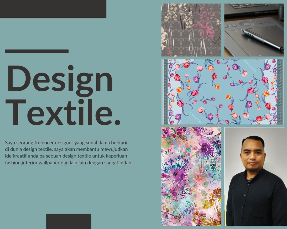 membantu anda mewujudkan ide anda kedalam design textile fashion