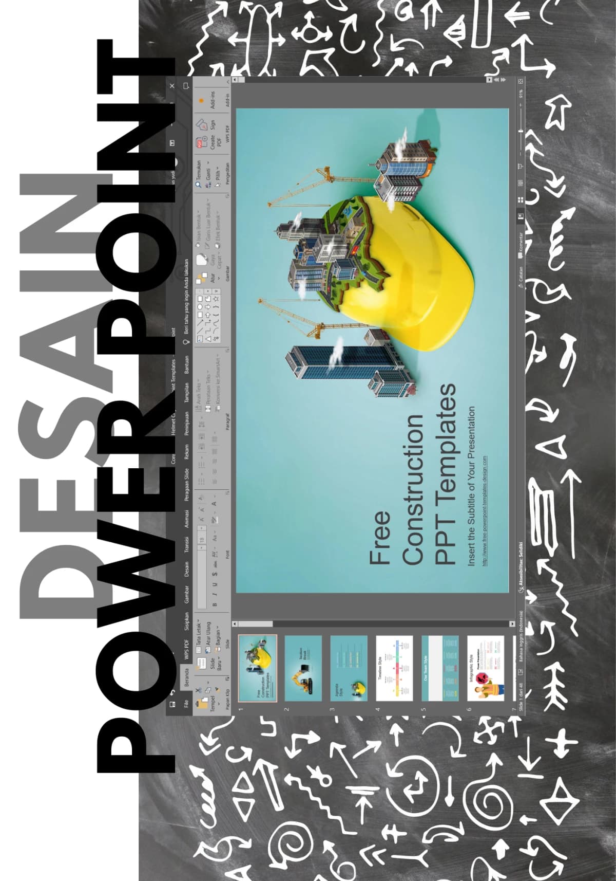 JASA DESAIN POWER POINT PRESENTASI (Umum dan Pelajar)