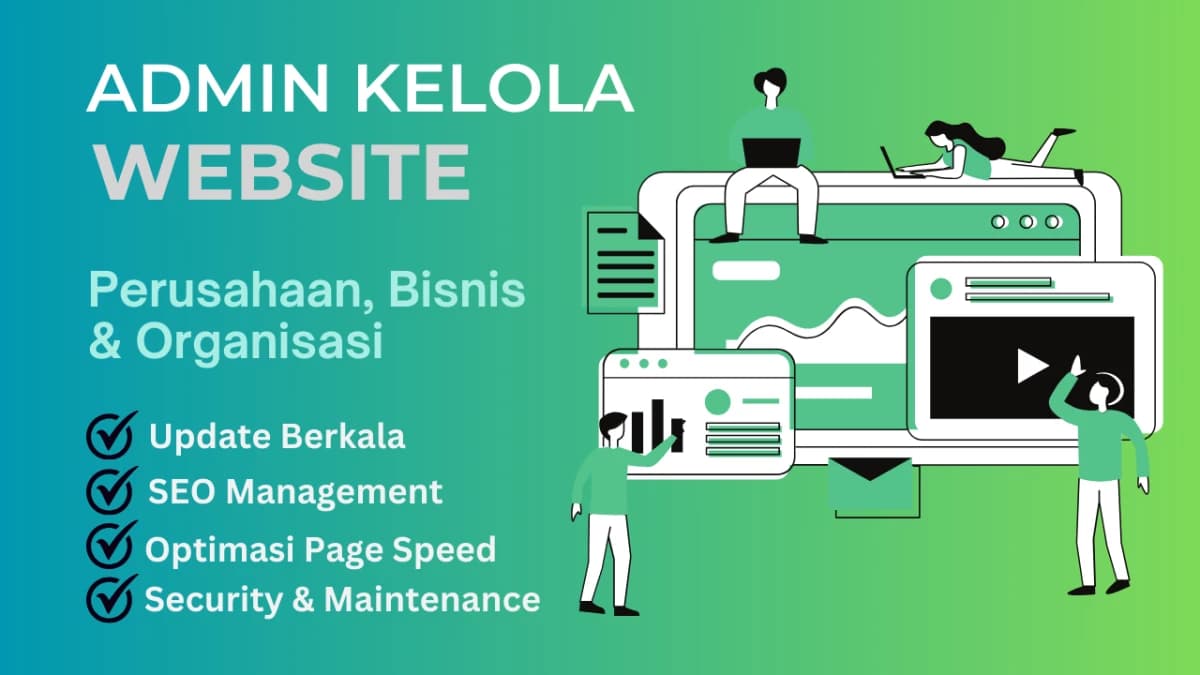 Jasa Admin Kelola Website/Blog Perusahaan, Bisnis & Organisasi Profesional