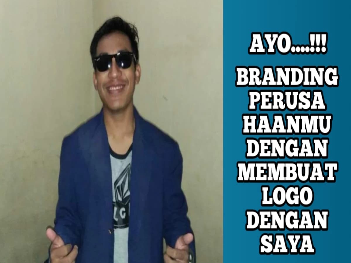 Logo monogram minimalis untuk perusahaan dan UMKM