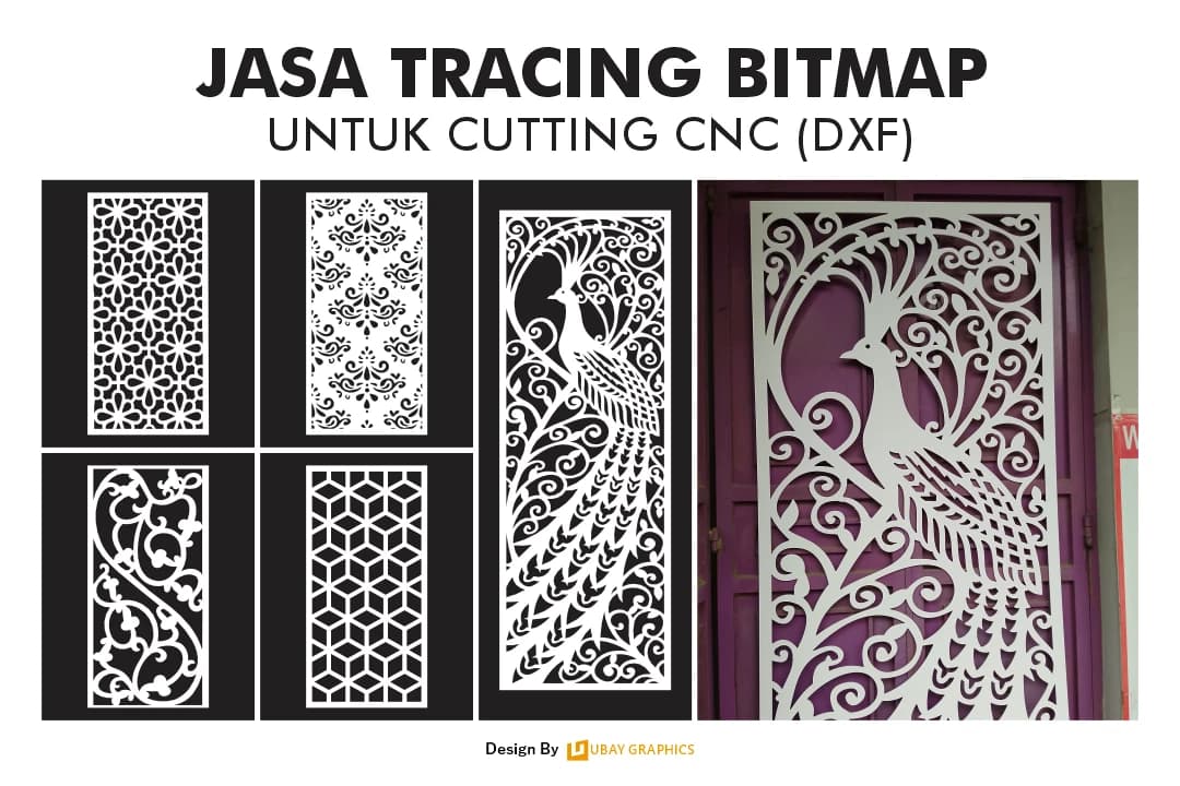 Jasa Tracing Bitmap untuk kebutuhan CNC