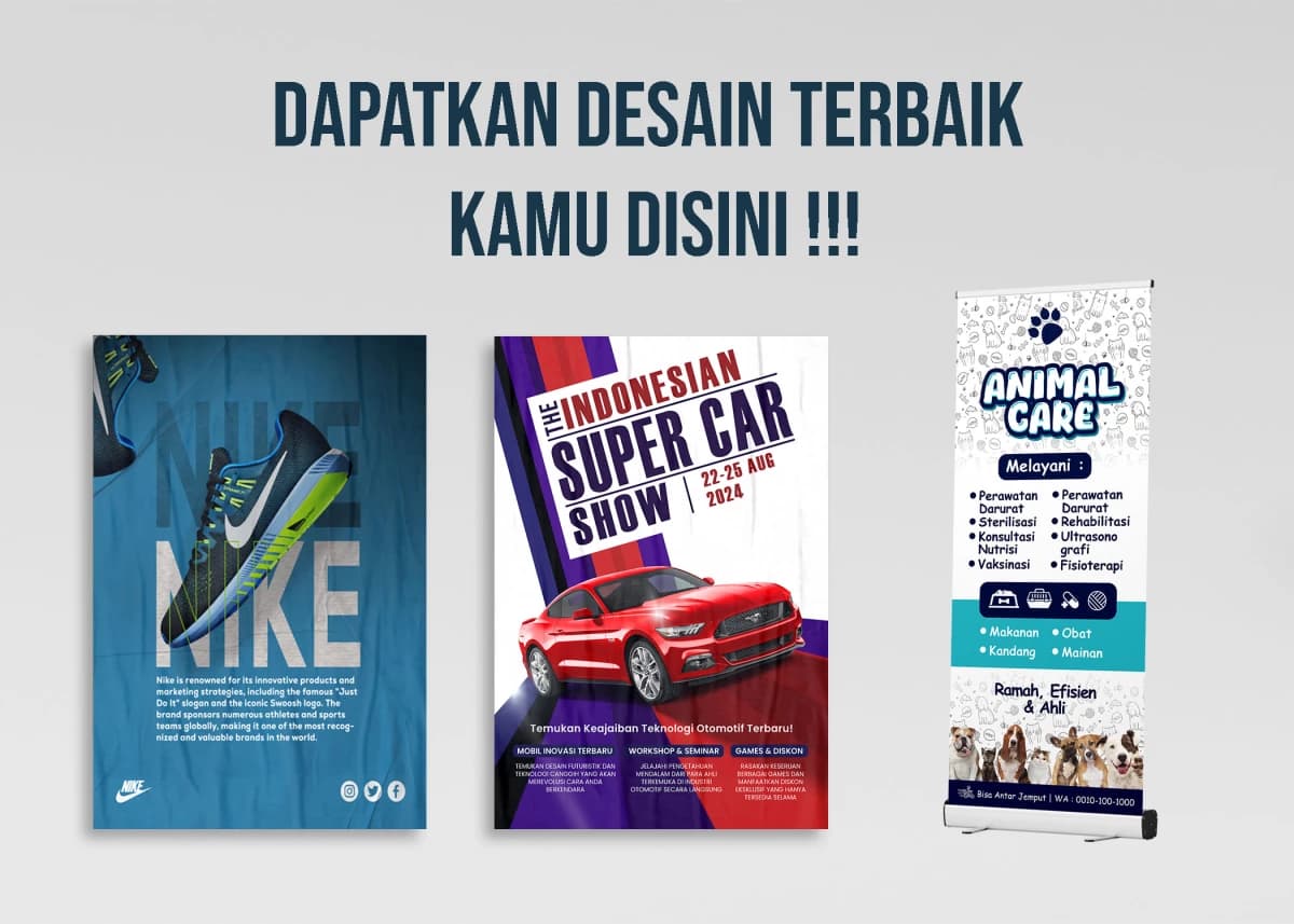 Desain Banner, Poster & Flyer Kreatif dan Terkini Untuk UMKM maupun Perusahaan