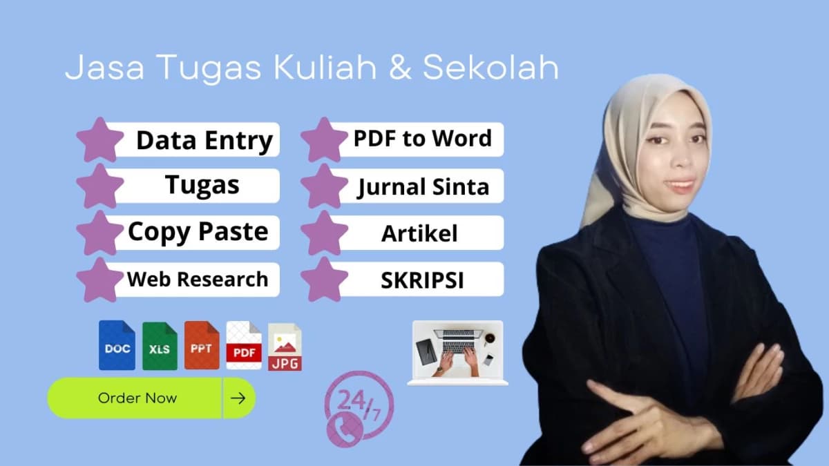 Jasa Tugas Sekolah & Kuliah (Pembuatan Jurnal Sinta & Skripsi)