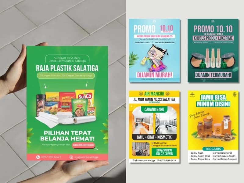 Desain Banner, Poster, Brosur Dan Media Promosi Lainnya