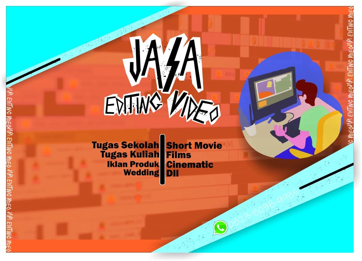 Editing Video profesional untuk semua jenis video untuk kebutuhan sosial media anda