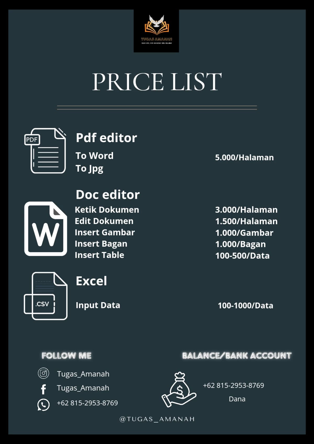 Editor Dokumen Profesional (Microsoft office, Adobe Acrobat, dan Grammarly)